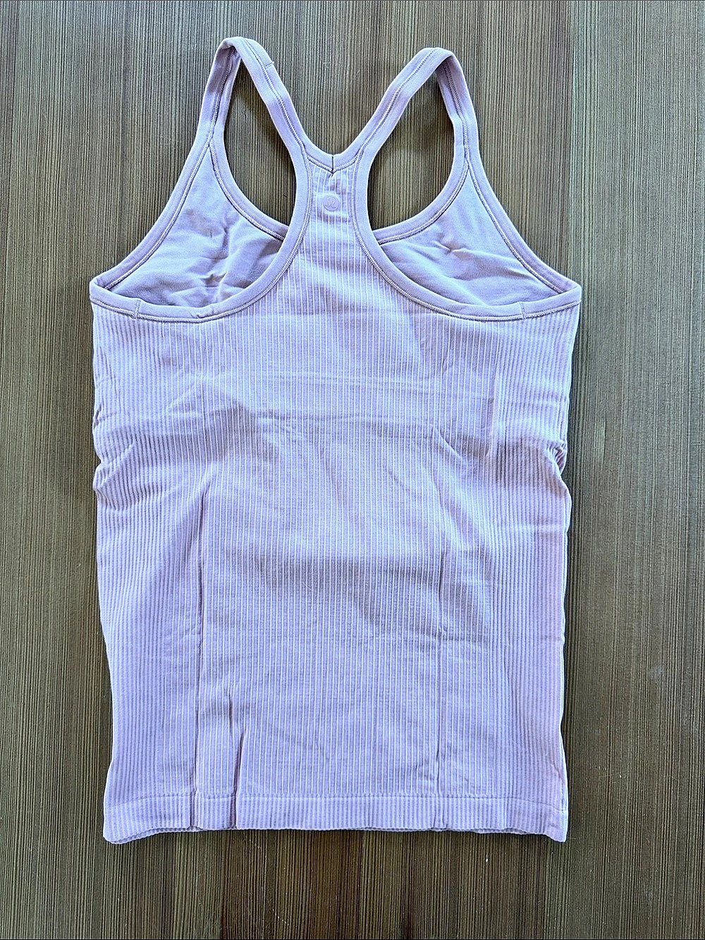 Lululemon Ebb to Street Ribbed Tank Top Ribbed Racerback Pink Size 10 - Picture 2 of 4